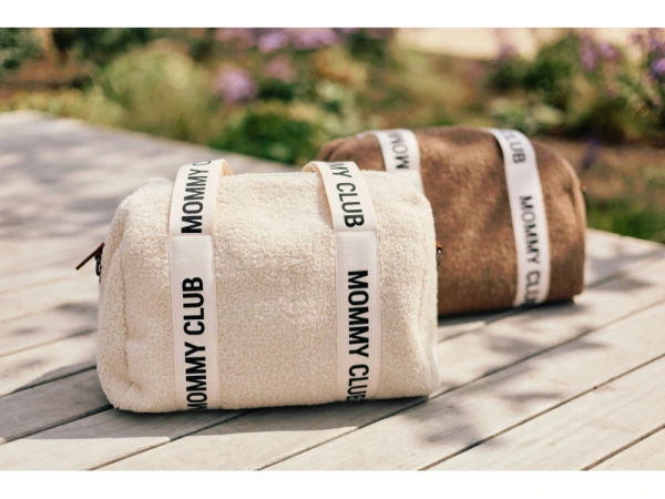 Prebaľovacia taška Mommy Club Signature Teddy Off White 14