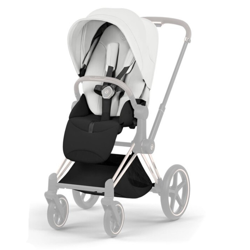 Set kočíka Cybex Priam Style + fusak platinum - Off White 2