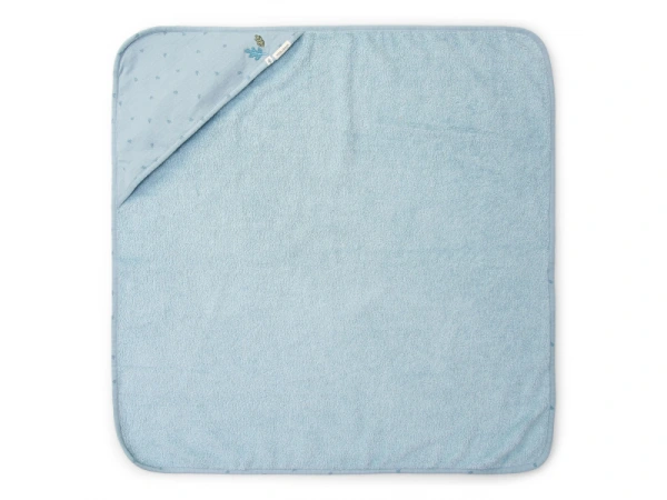 Osuška s kapucňou 100x100 cm Pure Denim Blue 1