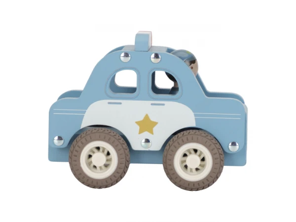 Policajné auto drevené 6