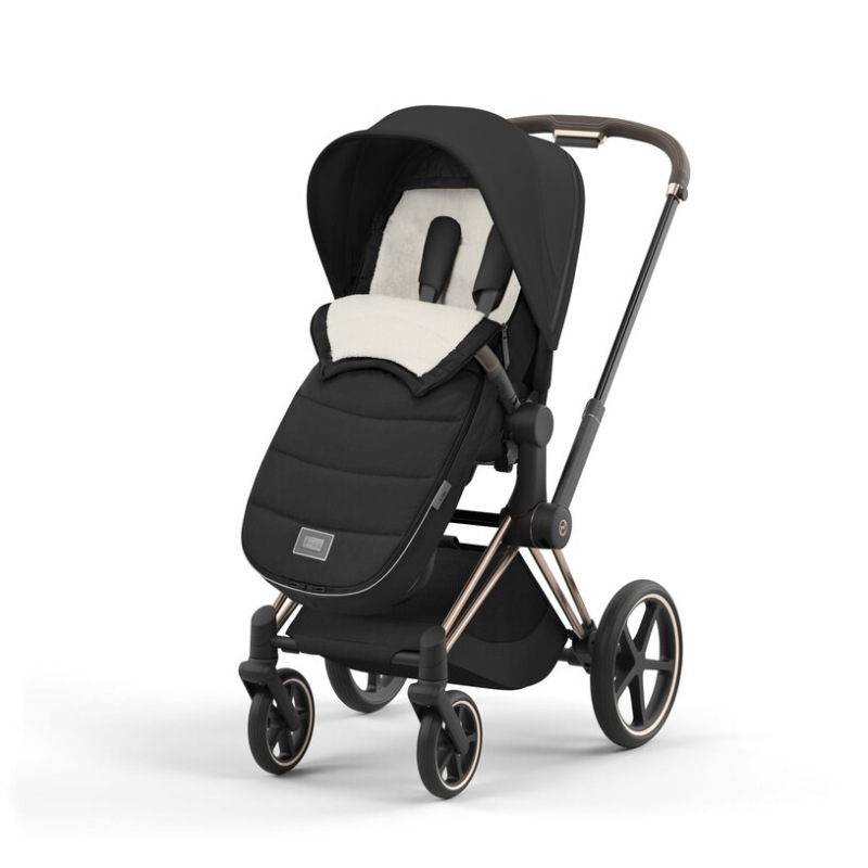 Fusak do kočíka CYBEX Platinum, Sepia Black 1