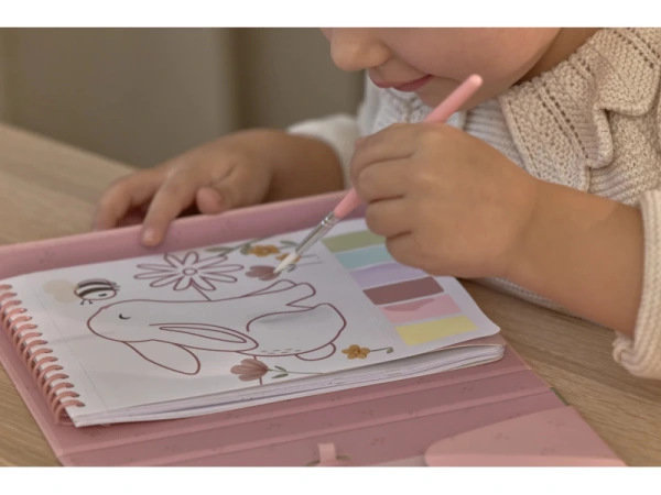 Omaľovánky s vodovkami a samolepkami Rosa Fairy Garden 13