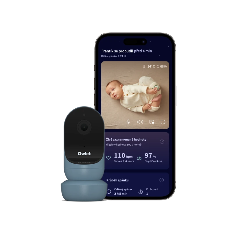OWLET CAM 2 Video Pestúnka - BEDTIME BLUE