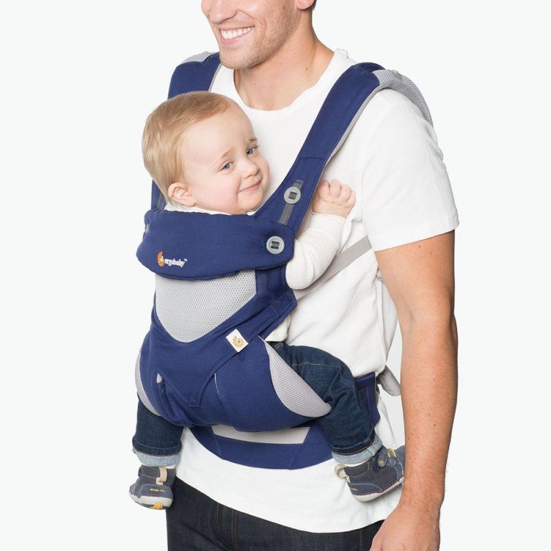 ERGOBABY | Nosič 360 COOL AIR MESH - FRENCH BLUE