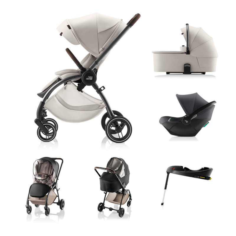 Akční sada kočíka Rio Lux, Soft Taupe
