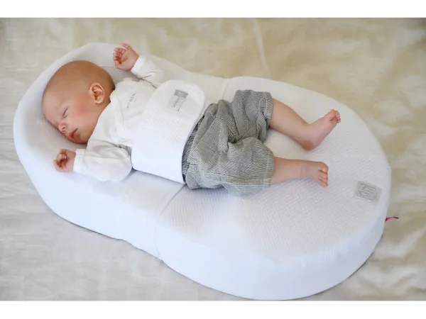 CocoonaBaby podložka + povlak White 1