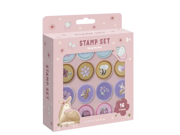 Pečiatky samofarbiace 16 ks Fairy Garden 3