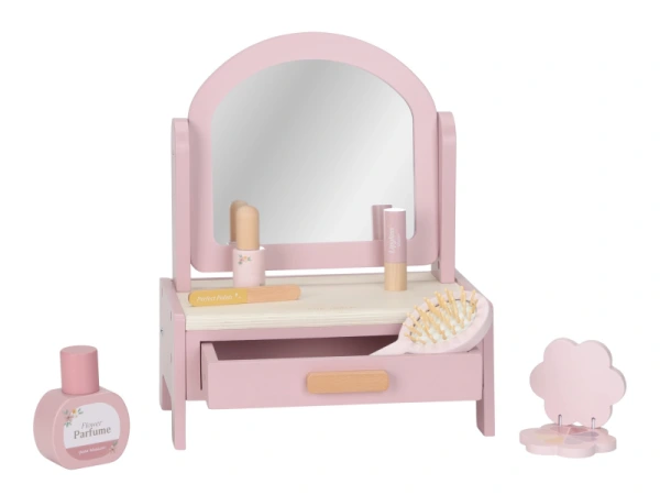 Toaletný stolík drevený Pink 2