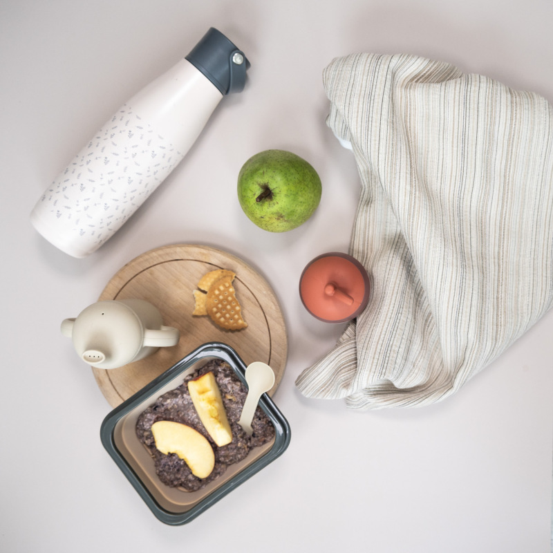 Silikónový pohárik 2v1, Old Pink 5