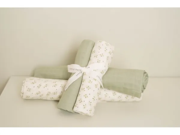 Košík textilný obojstranný malý Blueberry Leaves 5