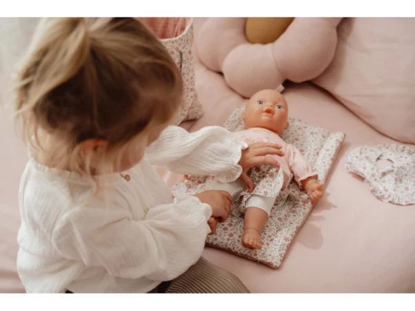 Prebaľovacia taška pre bábiky Soft Flowers 9