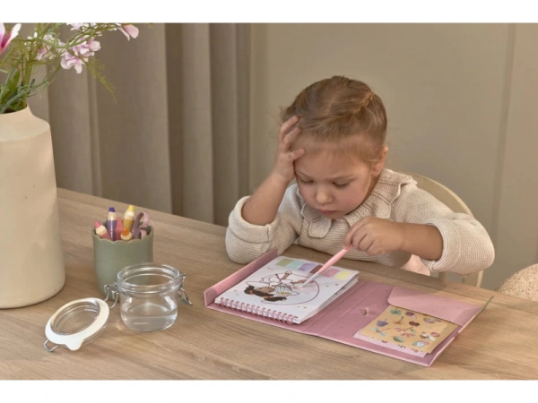 Omaľovánky s vodovkami a samolepkami Rosa Fairy Garden 15