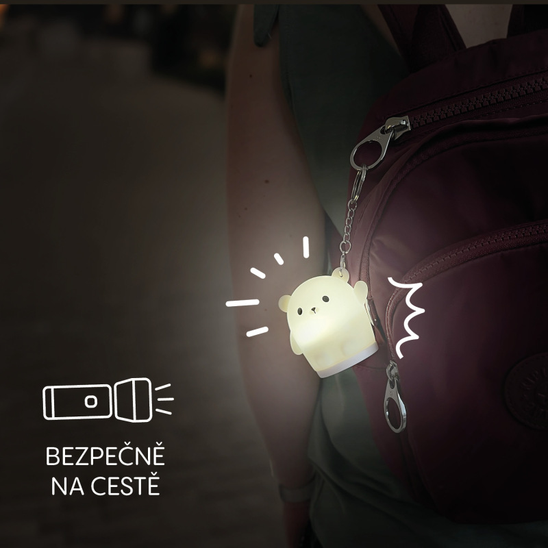 Silikónové závesné svetlo LED, Bear 6