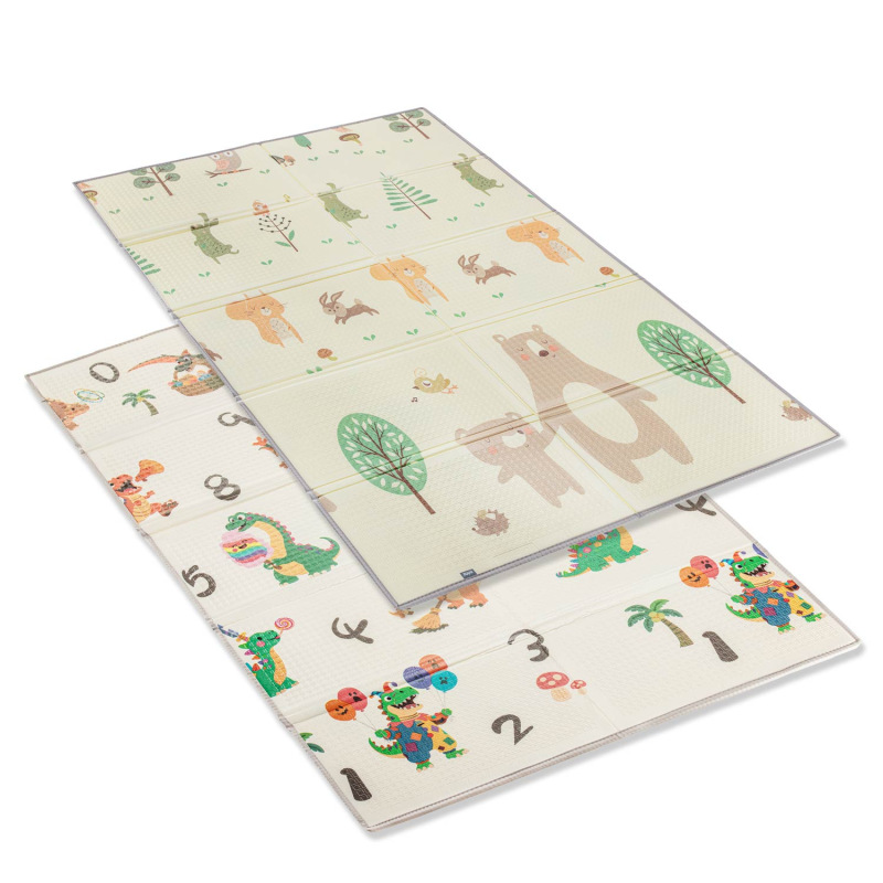 Multifunkční pěnová skládací podložka oboustranná 180x120, Forest 5