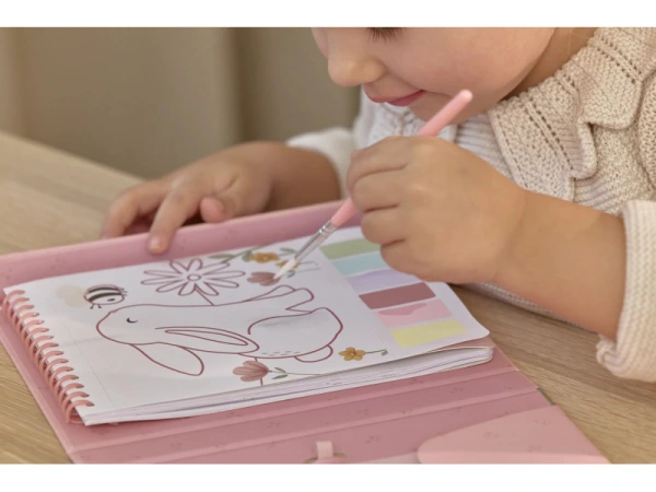 Omaľovánky s vodovkami a samolepkami Rosa Fairy Garden 5