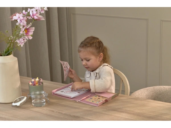 Omaľovánky s vodovkami a samolepkami Rosa Fairy Garden 14