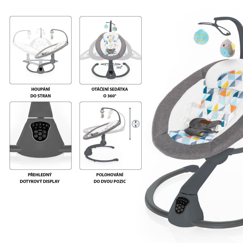 Lehačka Lullaby, Triangle/Grey 3