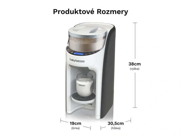 Baby Brezza Formula Pro Advanced Black/White - prístroj na prípravu dojčenského mlieka 7