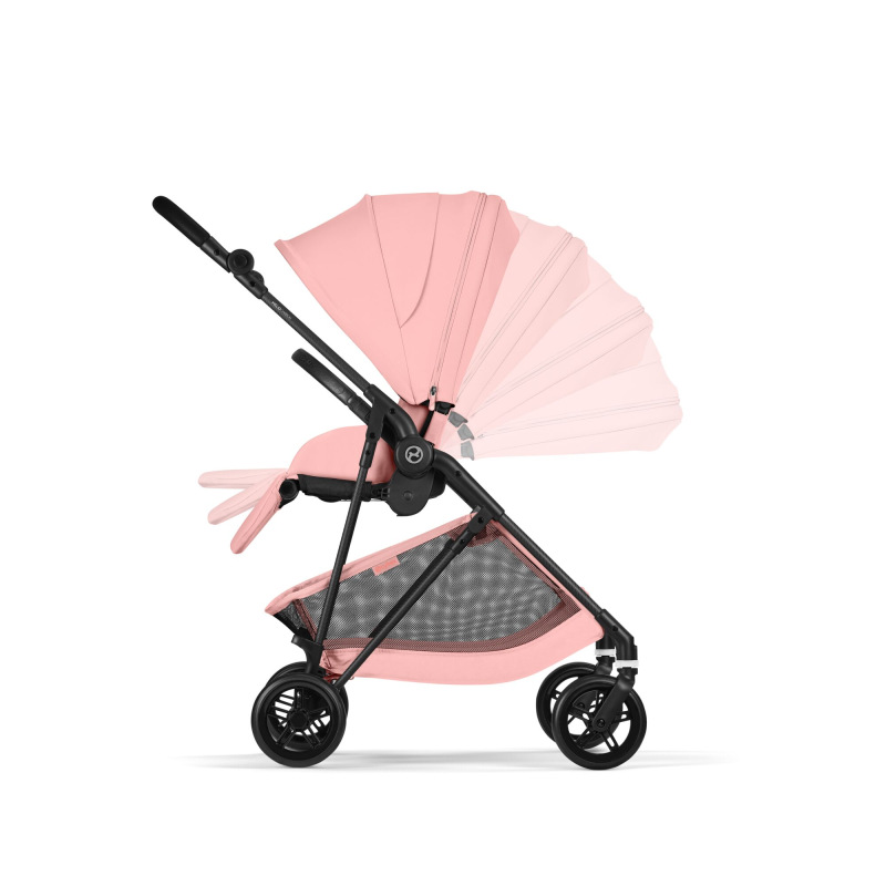Cybex Melio Carbon 2026 - CANDY PINK, ľahká bugina 6