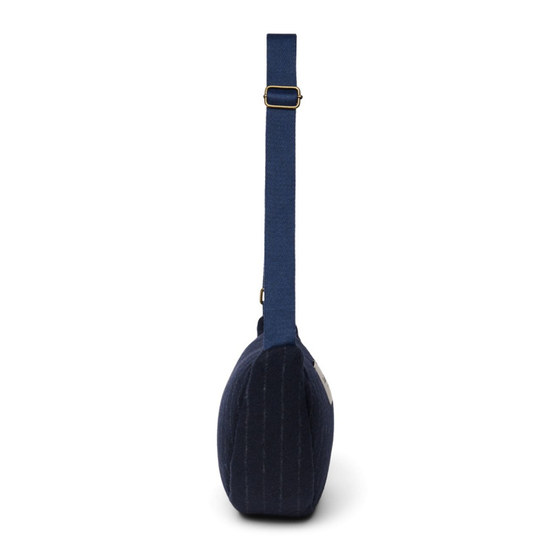 STUDIO NOOS - Flannel Chalkstripe Adult FANNY kabelka | Dark Blue 3
