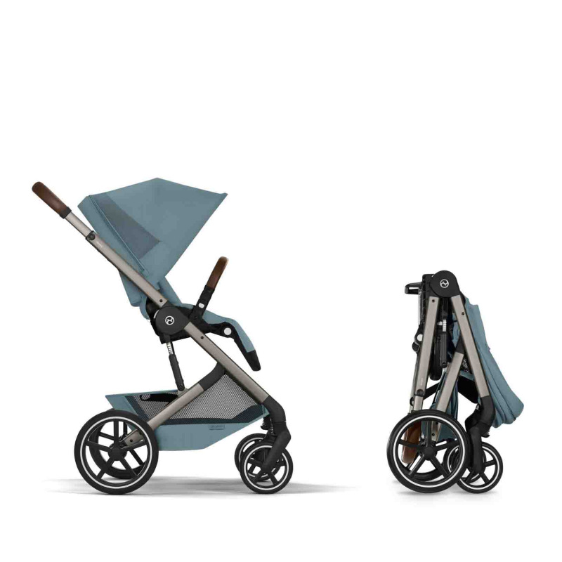 Cybex Balios S Lux 2026 s hlbokou skladacou vaničkou Stormy Blue 5