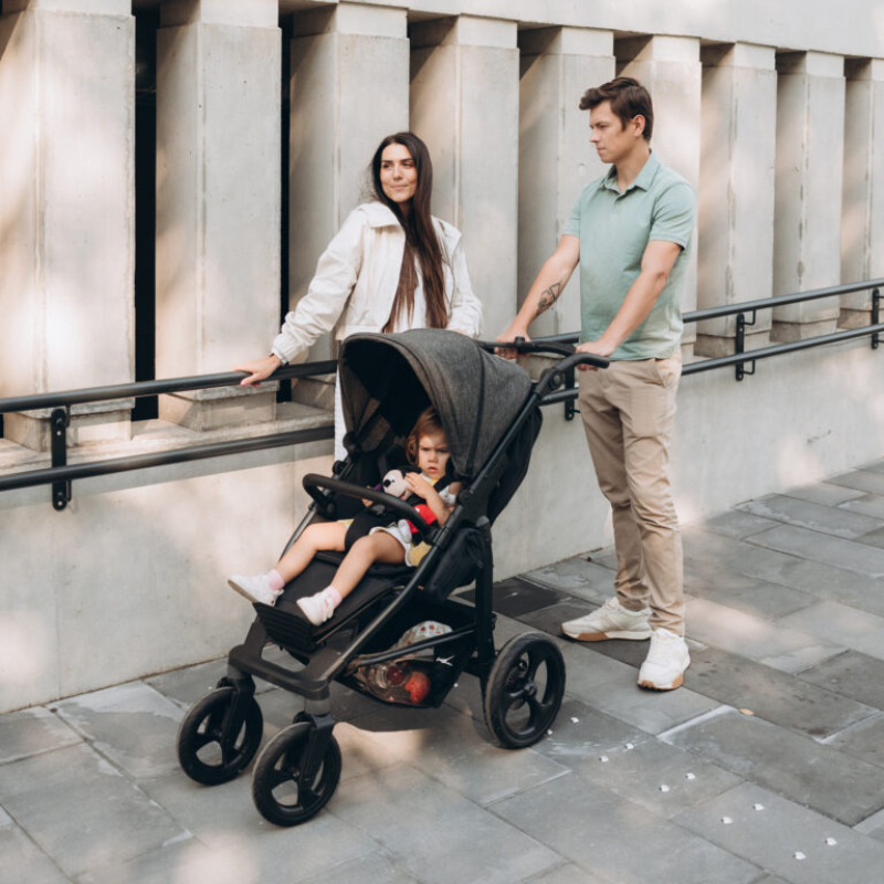 Tfk stroller seat unit mono/pro premium grey 1