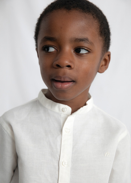 Mayoral chlapčenská košeľa Cream 2