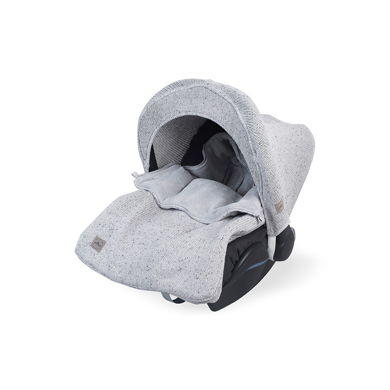 Jollein Strieška na autosedačku Confetti Knit grey 2