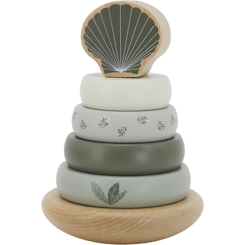 Label Label Balančné stohovacie krúžky, Olive Green