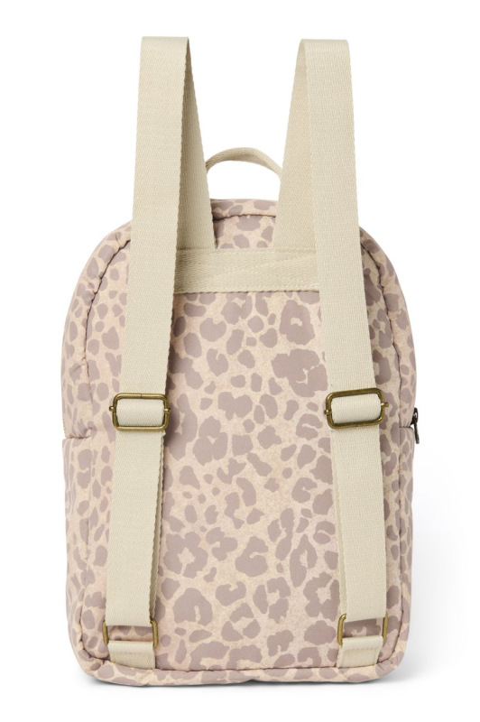 STUDIO NOOS - Puffy Midi BACKPACK - batôžtek s predným vreckom | Cream Leopard 3