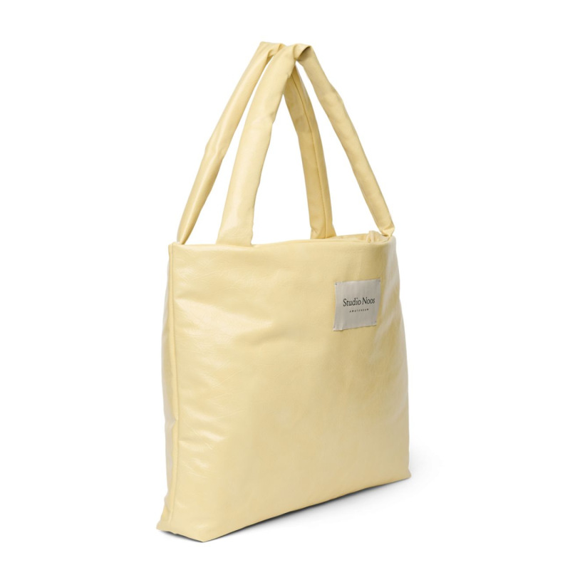 STUDIO NOOS - Leather MOM BAG | Butter Yellow 3