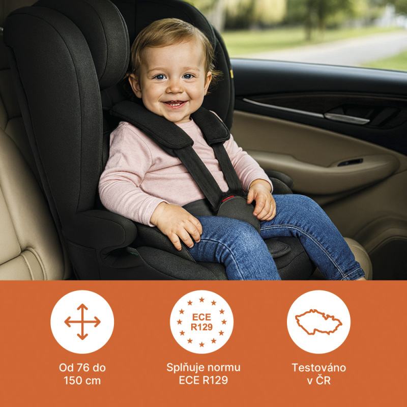 Autosedačka Alfa R129, Black 1