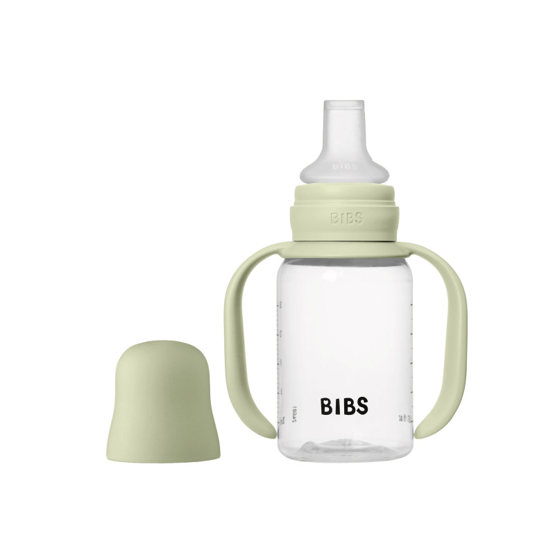 BIBS Fľaša so silikónovým náustkom 150ml, Sage