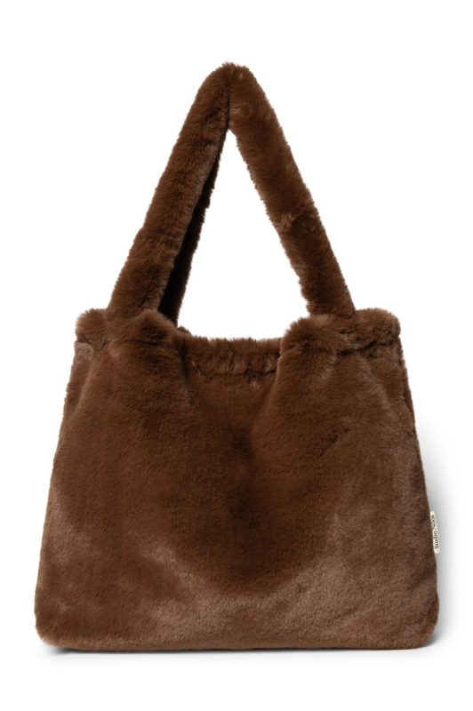 STUDIO NOOS - Faux Fur MOM BAG | Brown