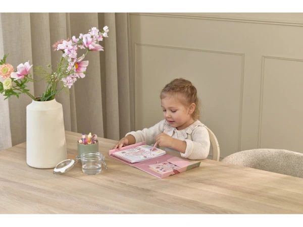 Omaľovánky s vodovkami a samolepkami Rosa Fairy Garden 7