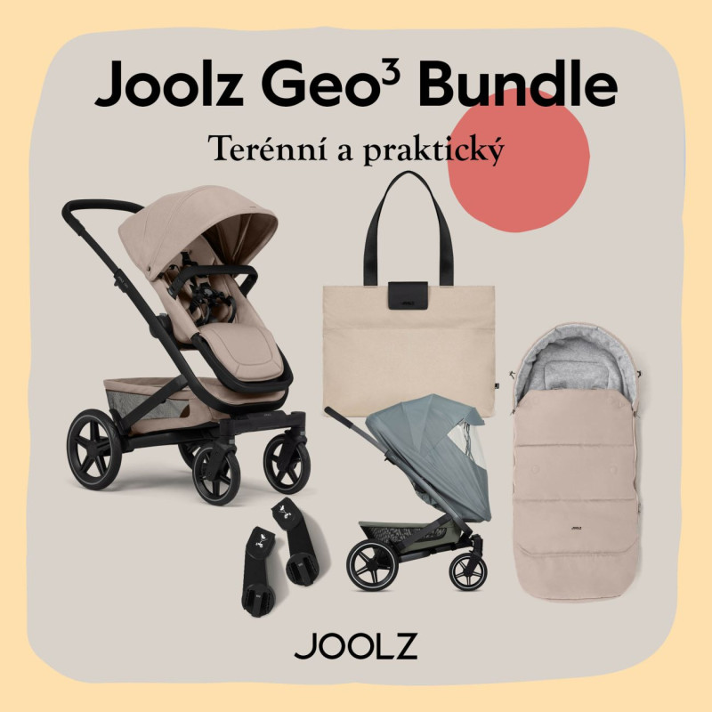 JOOLZ | Geo3 kompletný set | Sandy Taupe, Black + Darčeky