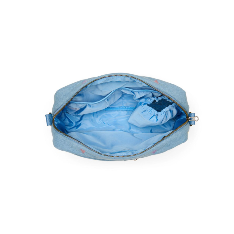 STUDIO NOOS - Denim ORGANIZER na kočárek | Light Blue Hearts 5