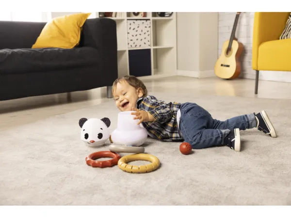 Hudobná pyramída s krúžkami Tiny Rockers Panda 5