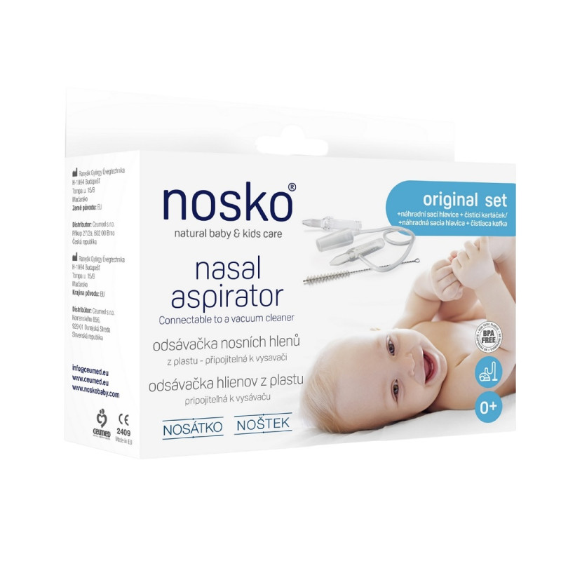 NOSKO Odsávačka nosných hlienov Noštek sada 0m+ 1