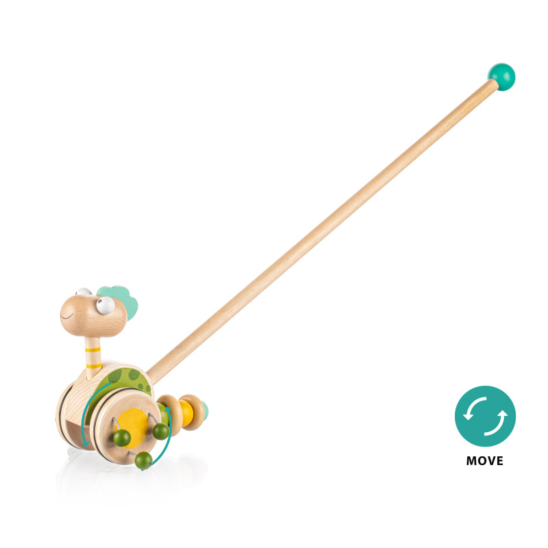 Dřevěný jezdík Dinosaurus, Green 3