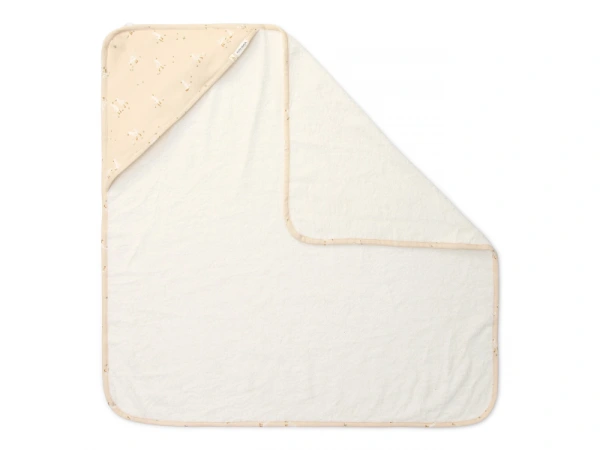 Osuška s kapucňou 75x75 cm Husa Newborn Naturals