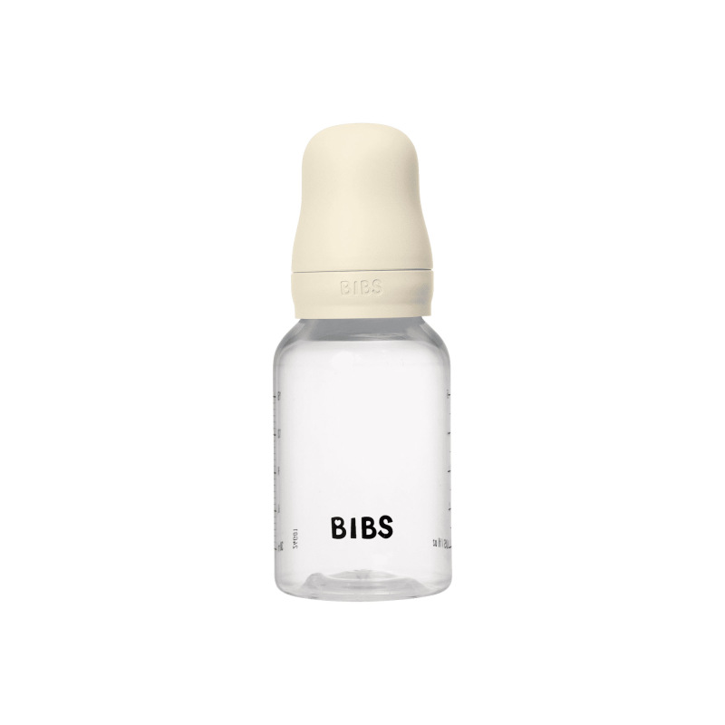 BIBS Antikoliková fľaša so silikónovým cumlíkom 150ml, Ivory 1