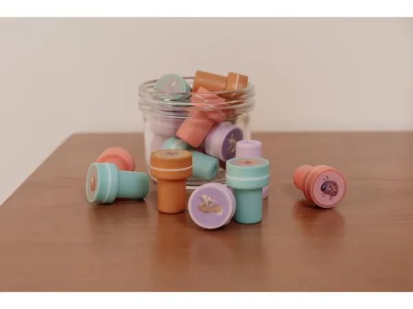 Pečiatky samofarbiace 16 ks Fairy Garden 7