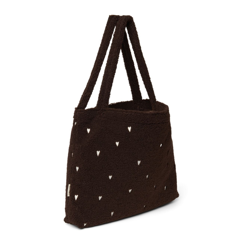 STUDIO NOOS - Teddy MOM BAG | Chocolate Hearts 1
