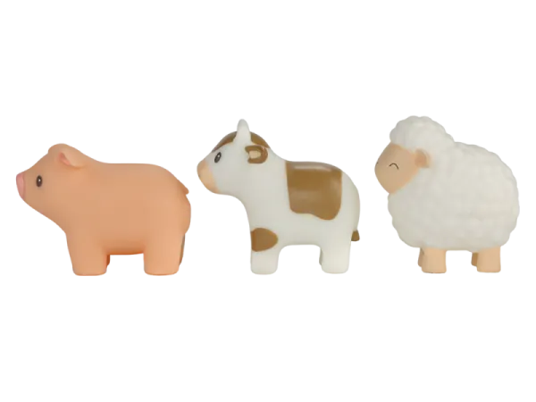 Hračky do vody zvieratká 3 ks Farma 2