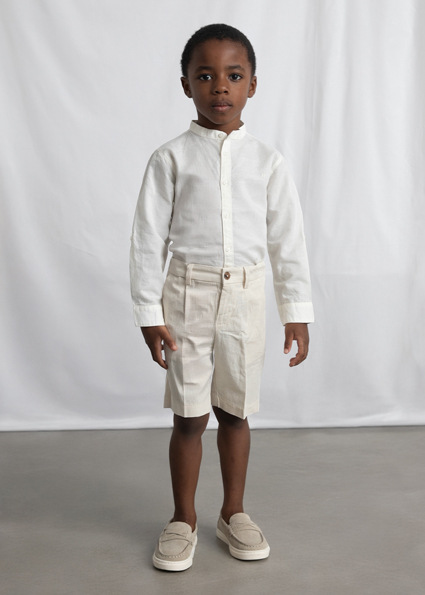 Mayoral chlapčenská košeľa Cream 1