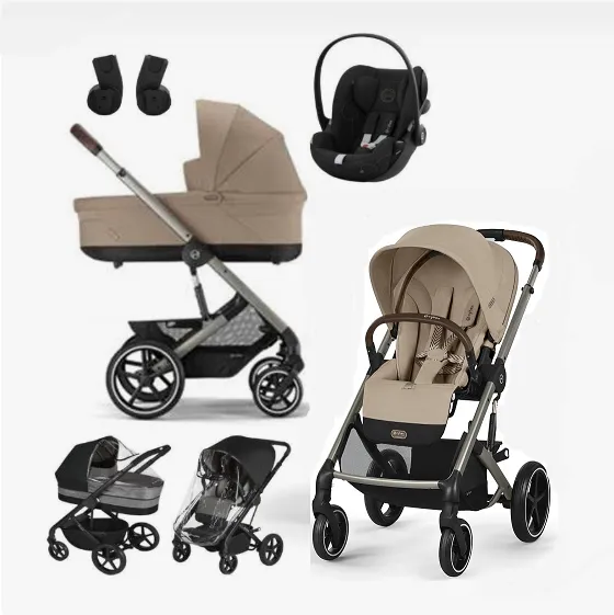 CYBEX BALIOS S Lux 2025 L SET ALMOND BEIGE + CLOUD G BLACK