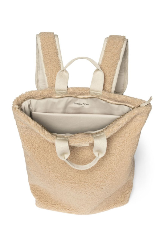 STUDIO NOOS - Teddy BACKPACK batoh pre dospelé | Ecru 3