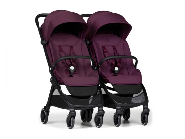 Connect Mini 2x kočík s madlom Italian Plum 1