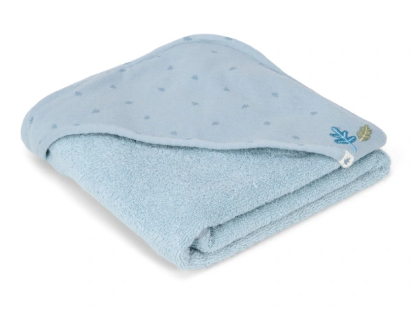 Osuška s kapucňou 100x100 cm Pure Denim Blue 6